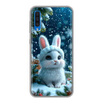 Силиконовый чехол на Samsung Galaxy A50 с принтом Новый год Силиконовый чехол на Samsung Galaxy A50 с принтом Новый год