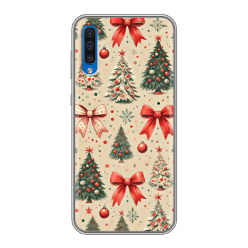 Силиконовый чехол на Samsung Galaxy A50 с принтом Новый год Силиконовый чехол на Samsung Galaxy A50 с принтом Новый год
