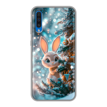 Силиконовый чехол на Samsung Galaxy A50 с принтом Новый год Силиконовый чехол на Samsung Galaxy A50 с принтом Новый год