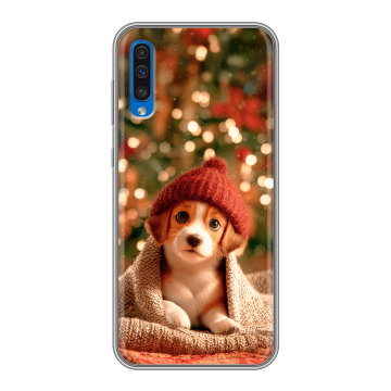 Силиконовый чехол на Samsung Galaxy A50 с принтом Новый год Силиконовый чехол на Samsung Galaxy A50 с принтом Новый год