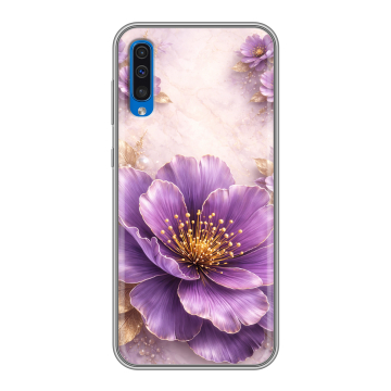 Силиконовый чехол на Samsung Galaxy A50 с принтом женский