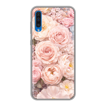 Силиконовый чехол на Samsung Galaxy A50 с принтом женский