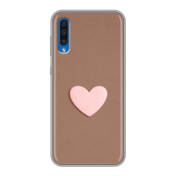 Силиконовый чехол на Samsung Galaxy A50 с принтом женский