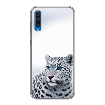 Силиконовый чехол на Samsung Galaxy A50 с принтом женский