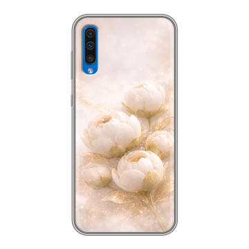 Силиконовый чехол на Samsung Galaxy A50 с принтом женский