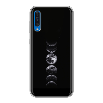 Силиконовый чехол на Samsung Galaxy A50 с принтом женский