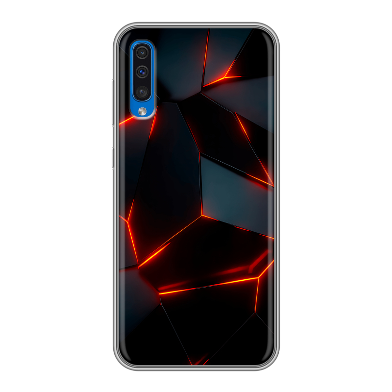 Силиконовый чехол на Samsung Galaxy A50 с принтом Яркие абстракции Силиконовый чехол на Samsung Galaxy A50 с принтом Яркие абстракции