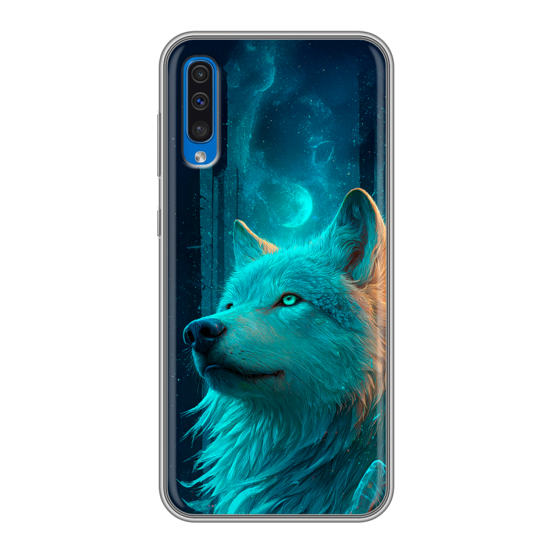Силиконовый чехол на Samsung Galaxy A50 с принтом бабочки саккура Силиконовый чехол на Samsung Galaxy A50 с принтом бабочки саккура
