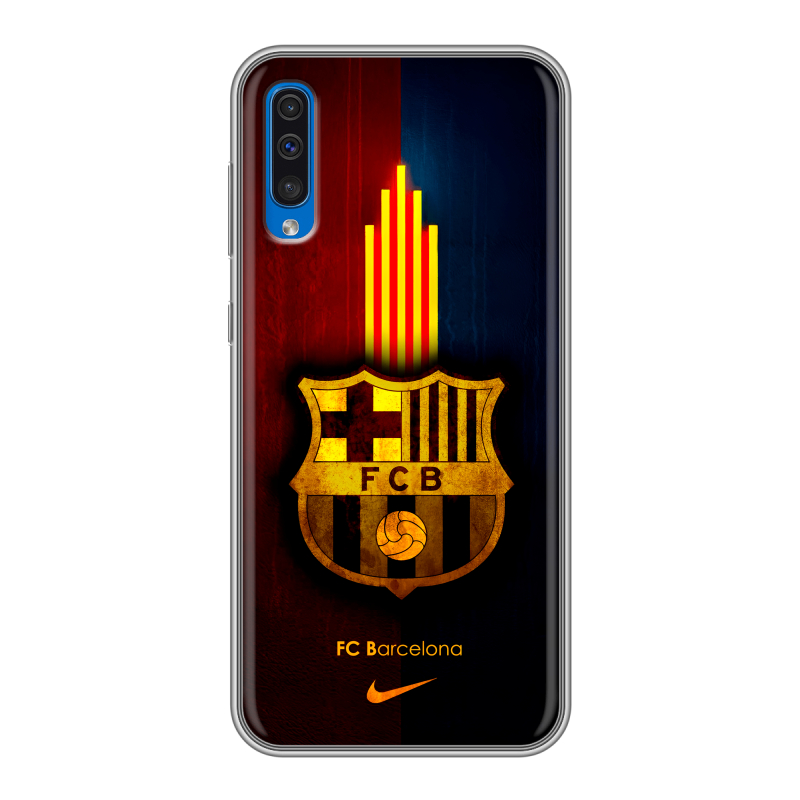 Силиконовый чехол на Samsung Galaxy A50 с принтом Барселона Barcelona Силиконовый чехол на Samsung Galaxy A50 с принтом Барселона Barcelona