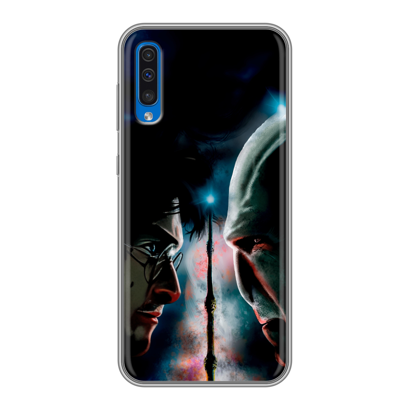 Силиконовый противоударный чехол на Samsung Galaxy A50 с принтом Гарри Поттер Harry Potter Силиконовый противоударный чехол на Samsung Galaxy A50 с принтом Гарри Поттер Harry Potter