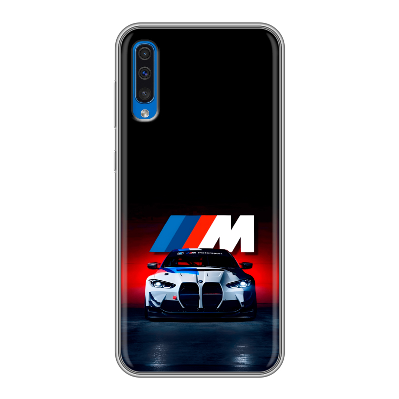 Силиконовый чехол на Samsung Galaxy A50 с принтом БМВ BMW Силиконовый чехол на Samsung Galaxy A50 с принтом БМВ BMW