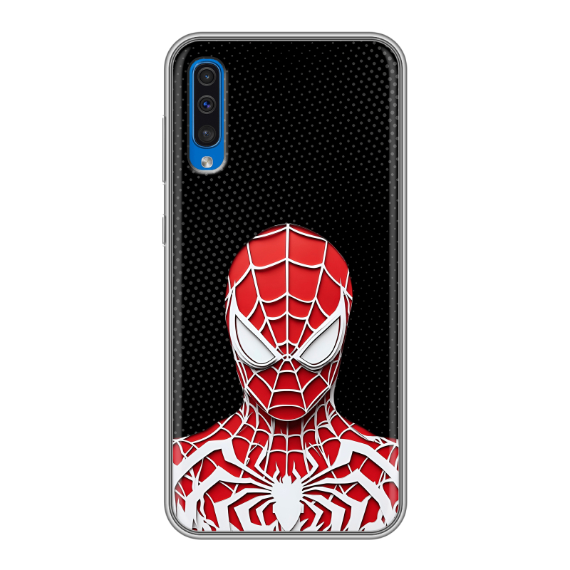 Силиконовый чехол на Samsung Galaxy A50 с принтом человек паук spiderman Силиконовый чехол на Samsung Galaxy A50 с принтом человек паук spiderman