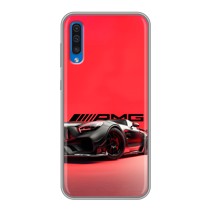 Силиконовый чехол на Samsung Galaxy A50 с принтом Мерседес Mercedes AMG Силиконовый чехол на Samsung Galaxy A50 с принтом Мерседес Mercedes AMG