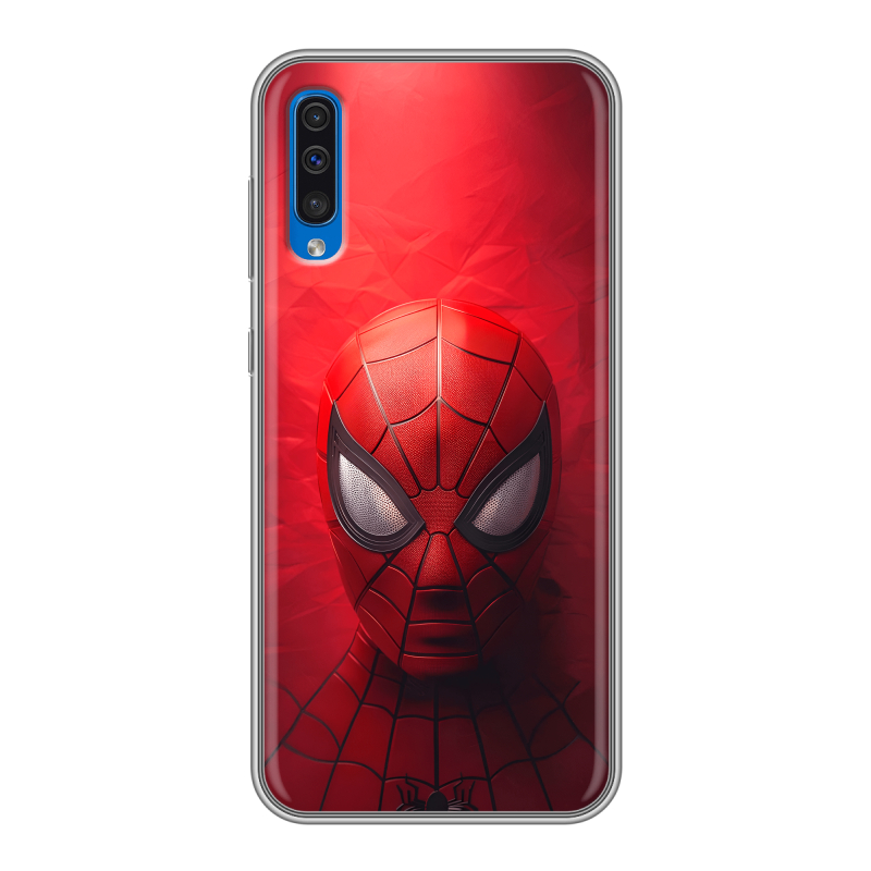Силиконовый чехол на Samsung Galaxy A50 с принтом Spiderman Человек паук Силиконовый чехол на Samsung Galaxy A50 с принтом Spiderman Человек паук