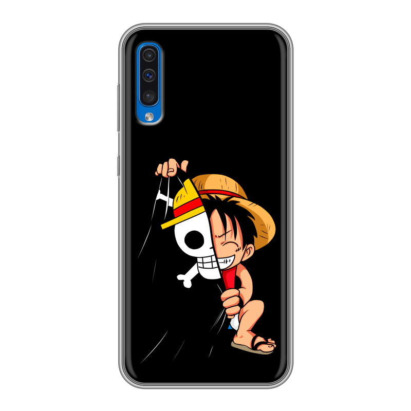 Силиконовый чехол на Samsung Galaxy A50 с принтом One Piece Ван Пис Силиконовый чехол на Samsung Galaxy A50 с принтом One Piece Ван Пис