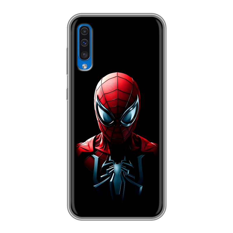 Силиконовый чехол на Samsung Galaxy A50 с принтом Spiderman Человек паук Силиконовый чехол на Samsung Galaxy A50 с принтом Spiderman Человек паук