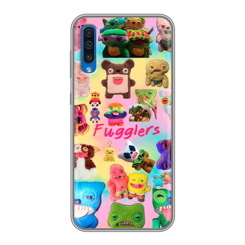 Силиконовый противоударный чехол на Samsung Galaxy A50 с принтом Флагер Fuggler Силиконовый противоударный чехол на Samsung Galaxy A50 с принтом Флагер Fuggler