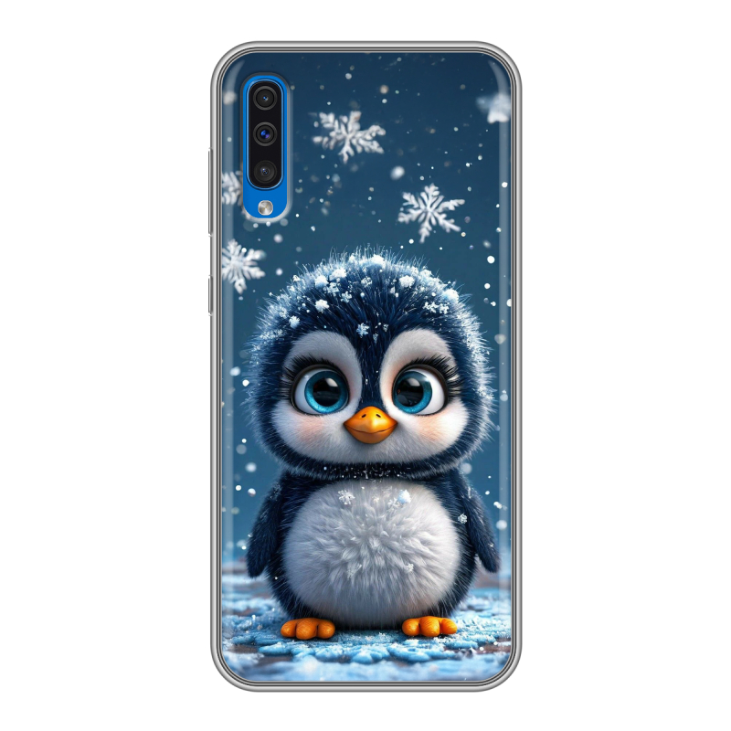 Силиконовый чехол на Samsung Galaxy A50 с принтом Новый год Силиконовый чехол на Samsung Galaxy A50 с принтом Новый год