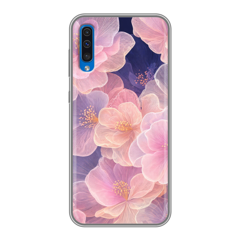 Силиконовый чехол на Samsung Galaxy A50 с принтом женский Силиконовый чехол на Samsung Galaxy A50 с принтом женский