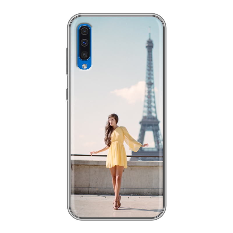 Силиконовый чехол на Samsung Galaxy A50 с принтом Париж Силиконовый чехол на Samsung Galaxy A50 с принтом Париж