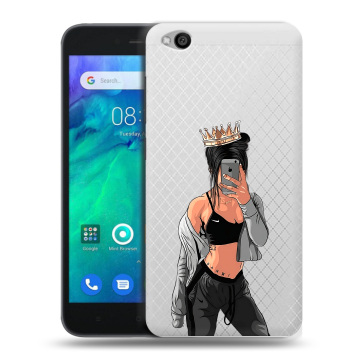 Силиконовый чехол на Xiaomi RedMi Go с принтом Женские принты Силиконовый чехол на Xiaomi RedMi Go с принтом Женские принты