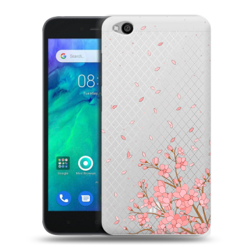 Силиконовый чехол на Xiaomi RedMi Go с принтом Ветка сакуры Силиконовый чехол на Xiaomi RedMi Go с принтом Ветка сакуры