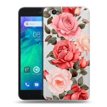 Силиконовый чехол на Xiaomi RedMi Go с принтом Розы Силиконовый чехол на Xiaomi RedMi Go с принтом Розы