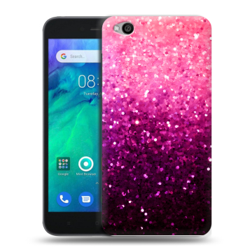 Силиконовый чехол на Xiaomi RedMi Go с принтом Блестки Силиконовый чехол на Xiaomi RedMi Go с принтом Блестки