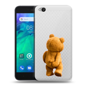 Силиконовый чехол на Xiaomi RedMi Go с принтом Медведь
