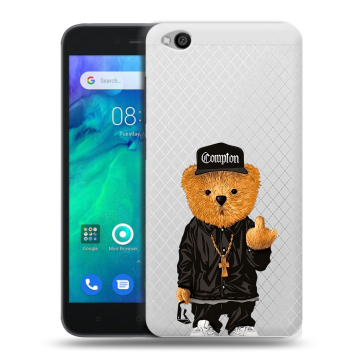 Силиконовый чехол на Xiaomi RedMi Go с принтом Плюшевый медведь Силиконовый чехол на Xiaomi RedMi Go с принтом Плюшевый медведь