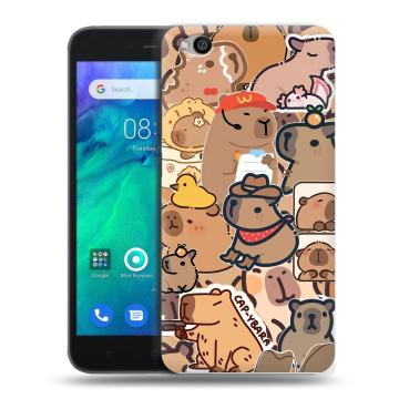 Силиконовый чехол на Xiaomi RedMi Go с принтом капибара