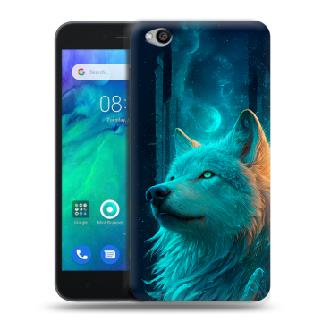 Силиконовый чехол на Xiaomi RedMi Go с принтом бабочки саккура