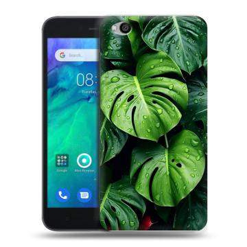 Силиконовый чехол на Xiaomi RedMi Go с принтом Листья Силиконовый чехол на Xiaomi RedMi Go с принтом Листья