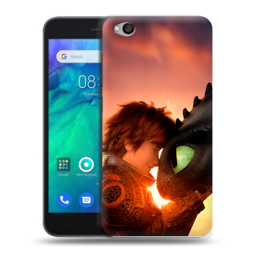Силиконовый чехол на Xiaomi RedMi Go с принтом Как приручить дракона