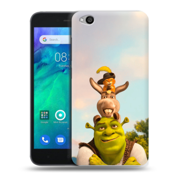 Силиконовый чехол на Xiaomi RedMi Go с принтом Шрек Shrek Силиконовый чехол на Xiaomi RedMi Go с принтом Шрек Shrek