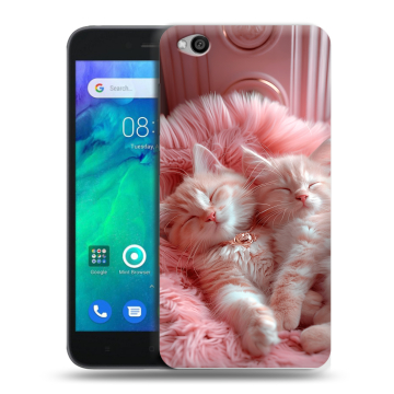 Силиконовый чехол на Xiaomi RedMi Go с принтом котята котики Силиконовый чехол на Xiaomi RedMi Go с принтом котята котики