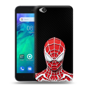 Силиконовый чехол на Xiaomi RedMi Go с принтом человек паук spiderman