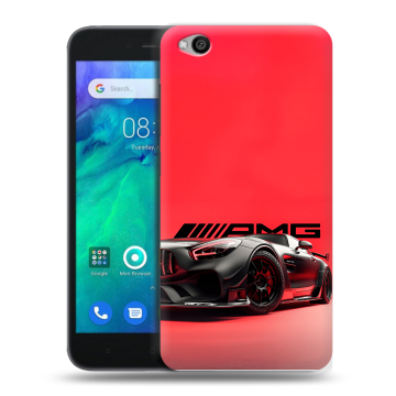 Силиконовый чехол на Xiaomi RedMi Go с принтом Мерседес Mercedes AMG Силиконовый чехол на Xiaomi RedMi Go с принтом Мерседес Mercedes AMG