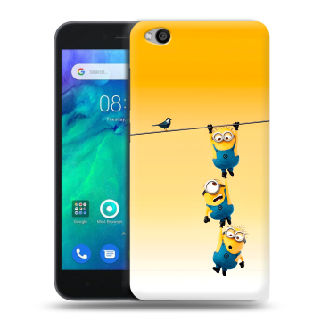 Силиконовый чехол на Xiaomi RedMi Go с принтом Миньоны Силиконовый чехол на Xiaomi RedMi Go с принтом Миньоны