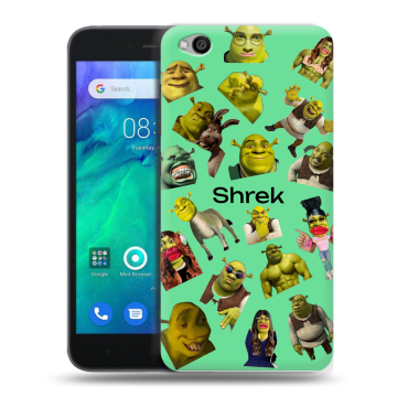 Силиконовый чехол на Xiaomi RedMi Go с принтом Шрек Shrek Силиконовый чехол на Xiaomi RedMi Go с принтом Шрек Shrek