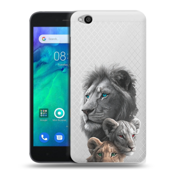 Силиконовый чехол на Xiaomi RedMi Go с принтом Львы Силиконовый чехол на Xiaomi RedMi Go с принтом Львы