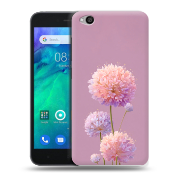 Силиконовый чехол на Xiaomi RedMi Go с принтом Цветы