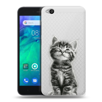 Силиконовый чехол на Xiaomi RedMi Go с принтом Котенок Силиконовый чехол на Xiaomi RedMi Go с принтом Котенок