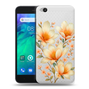 Силиконовый чехол на Xiaomi RedMi Go с принтом Цветы Силиконовый чехол на Xiaomi RedMi Go с принтом Цветы