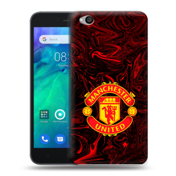 Силиконовый чехол на Xiaomi RedMi Go с принтом Manchester United