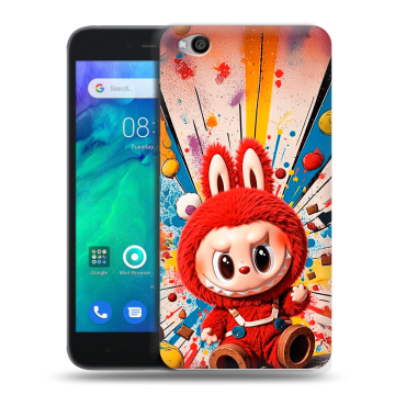 Силиконовый чехол на Xiaomi RedMi Go с принтом Labubu Лабубу