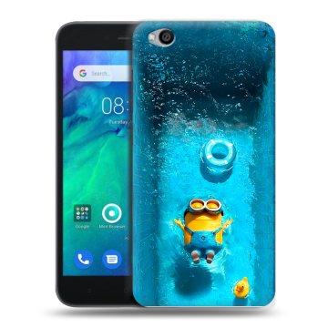 Силиконовый чехол на Xiaomi RedMi Go с принтом Миньоны Силиконовый чехол на Xiaomi RedMi Go с принтом Миньоны