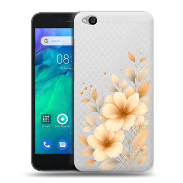 Силиконовый чехол на Xiaomi RedMi Go с принтом для девушки
