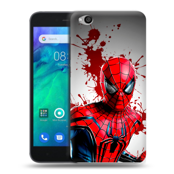 Силиконовый чехол на Xiaomi RedMi Go с принтом Spiderman Человек паук Силиконовый чехол на Xiaomi RedMi Go с принтом Spiderman Человек паук