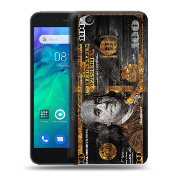 Силиконовый чехол на Xiaomi RedMi Go с принтом Доллар деньги Силиконовый чехол на Xiaomi RedMi Go с принтом Доллар деньги